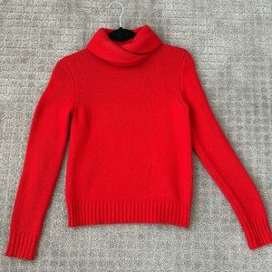 Ralph Lauren red turtleneck sweater size XS